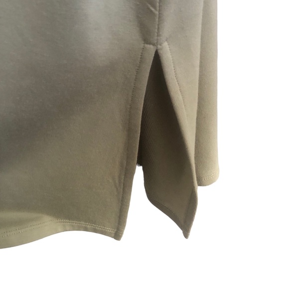 Garnet Hill Sage Tencel Blend Tunic Top Sleeveless Turtleneck A10 - Picture 5 of 6